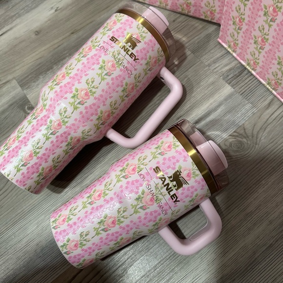 Stanley Love Shack Fancy 20 oz AND 40oz Blooming Heirloom Set of 2 MOM + ME - Picture 2 of 9